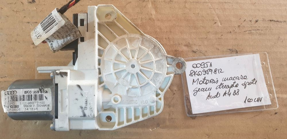 00951 Motoras macara geam dreapta spate Audi A4 B8 8K0959812 sk superb 04988