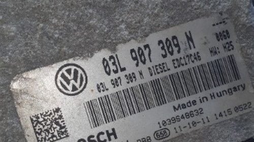 03L907309N ECU Calculator motor Volkswagen Passat CC (357) 2.0 TDI CFF