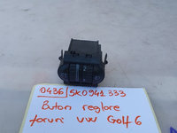 0436 5K0941333 BUTON REGLARE FARURI VOLKSWAGEN GOLF 6