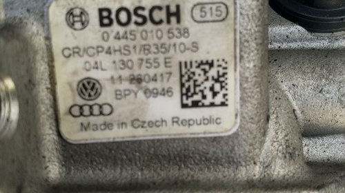 0445010538 04L130755E 0986437440 Bosch Pompa 