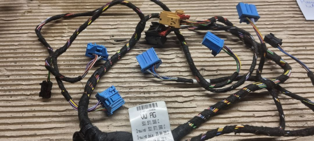 05428 Instalatie electrica senzori interior si motoras clapete incalzire vw passat b8 5q1971566c