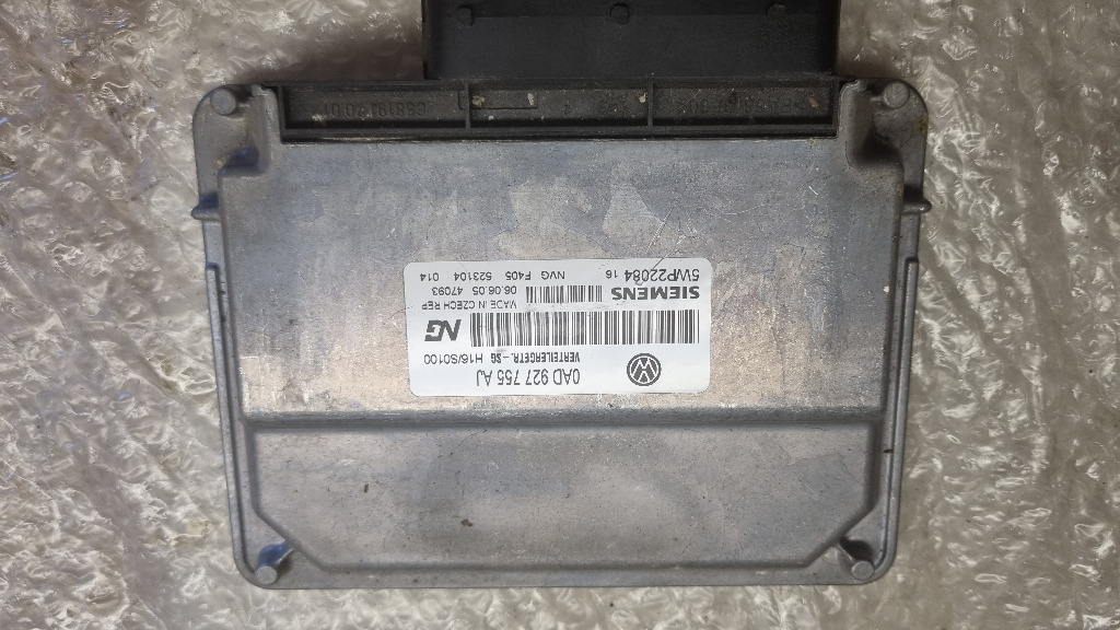 06741 Calculator cutie transfer vw touareg cod 0ad927755aj