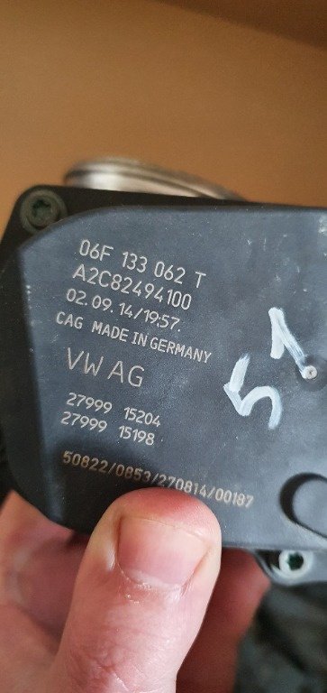 06F133062T Clapeta acceleratie Audi A4 A