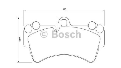 0986424739 set bosch fata pt audi q7,porsche 