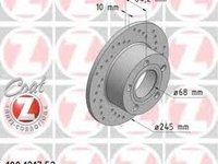 100.1217.52 set zimermann sport punte spate pt audi,passat, CU R245MM