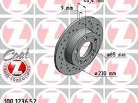 100.1236.52 set discuri punte spate pt audi,seat,skoda,vw