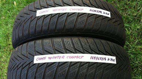 2 anvelope de Iarna M+S Continental Winter Contact 165/65/14