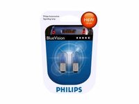 2 becuri Philips H6W BlueVision ultra 12V 6W