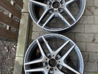 2 bucati janta aliaj pe 19" 5x112 mercedes clasa s w222 cod a2224010000 8,5j et38 a22224010100 9,5j vezi poze