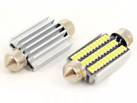 20 X Bec Auto Led Sofit 11 X 39 3014 Cu 36 SMD Alb 12V CanBus JSUN25 ( Pret / 20 Buc ) 090221-12