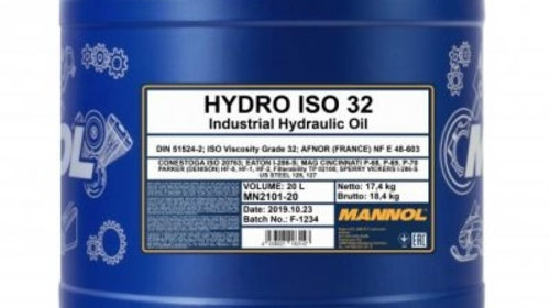 2101 HLP32 ULEI HIDRAULIC HYDRO ISO 32 HL 20L