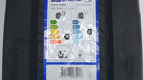 265/70 R19.5 Fortune, FAR 603 143/141 J 18 PR, All Position Hybrid Directie Remorca, M+S 265 70 19.5 Anvelope, Cauciucuri, Tires, Reifen, Gumiabroncs