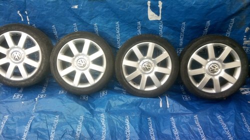 4 jante aliaj originale vw cu cauciucuri 225 45 r17 Marfa de calitate