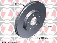 430.2602.00 set zimermann fata cu R305mm