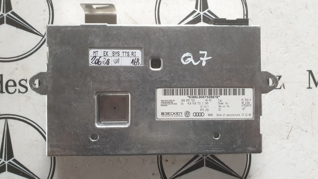 4E0035729 Modul interfata MMI audi q7