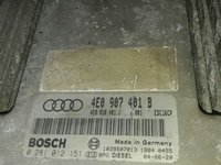 4e0907401b calculator ecu motor Audi A8 3.0tdi quattro asb 233hp 0281012151