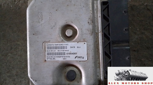 51904061 Calculator motor ECU Fiat Grande Pun