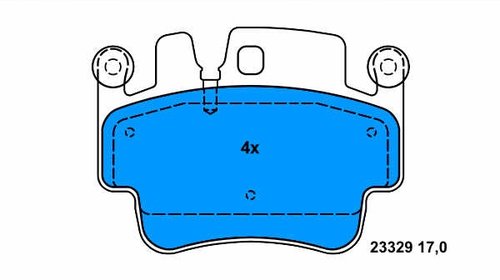 604987 set ate fata pt porsche 911,boxster