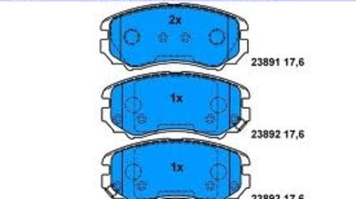 605873 ate punte fata pt kia,hyundai