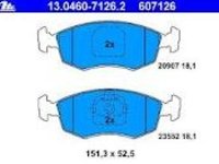 607126 set placute ate pt fiat strada,palio