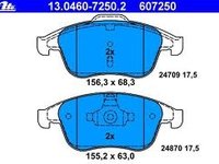 607250 set placute ate punte fata pt laguna,scenic,grand scenic