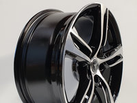 8 - 18, G.M.P, Janta Aliaj Aluminiu Negru / Argintiu Lucios, Mercedes Benz, 112 x 5 Prezoane, 8J x 18H2, ET (Offset) 25, CB 66.5, Mercedes GLE etc, Jante, Felge, Rim, Abroncs