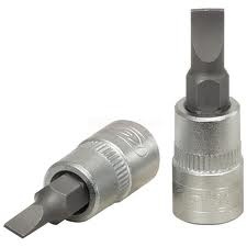 911.1420 Slotted bit socket, 1/4", 7.0mm ks tools