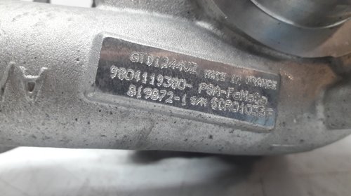 9804119380 turbina 1.6 hdi peugeot citroen mitsubishi