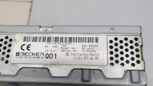 A2118706689 Amplificator Audio Mercedes E Class W211
