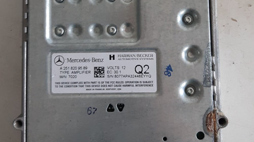 A2518209589 Amplificator Audio Harman Kardon Mercedes ML W164
