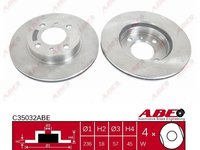 Abe disc frana punte fata mitsubishi carisma, colt, lancer