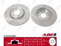 Abe set 2 discuri frana fata cu r305mm pt alfa romeo 159,spider,brera,giulietta