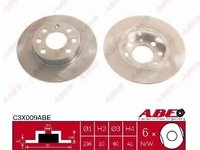 Abe set 2 discuri frana fata pt opel corsa a, kadett