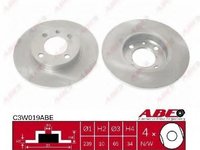 Abe set 2 discuri frana fata pt seat arosa, vw polo(6n)