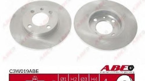 Abe set 2 discuri frana fata pt seat arosa, v