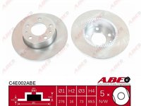 Abe set 2 discuri frana spate cu r276mm pt iveco daily 3 dupa 99- cu abs