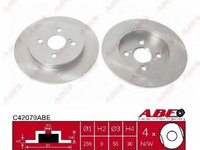 Abe set 2 discuri frana spate pt toyota iq,yaris