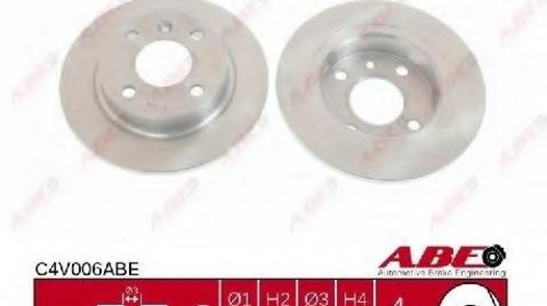 Abe set 2 discuri frana spate pt volvo 440,46