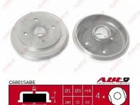 Abe set 2 tamburi frana pt opel agila a, suzuki wagon r+