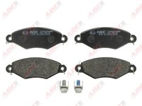 Abe set placute frana fata pt peugeot 206,306