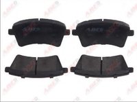 Abe set placute frana fata pt renault kangoo 2 pt jante 15, 16