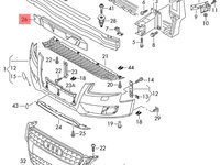 Absorbant soc bara fata Audi A5 (8T3) Sportback Coupe 1.8 TFSI 2009 OEM 8T0807550B