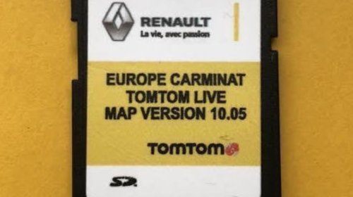 Actualizare harti Renault Tomtom Carminat / Carminat Live 2018 2019 V10.05