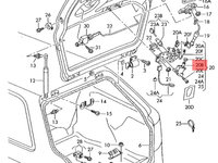 Actuator deschidere usita rezervor Volkswagen Golf 6 (5K) Hatchback 2010 1.4 16V OEM 3B0959781