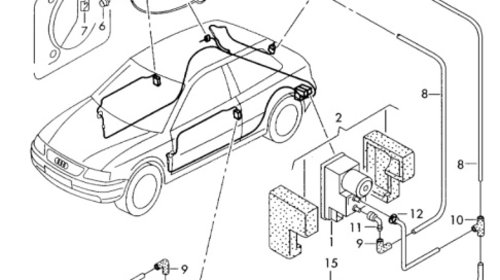 Actuator motoras Volkswagen Audi Seat Skoda