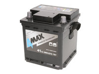 Acumulator 4MAX 12V 41Ah/360A R+ borna standard 175x175x190 B13 - flansa de montare 10.5 mm pornire 4MAX BAT41/360R/4MAX