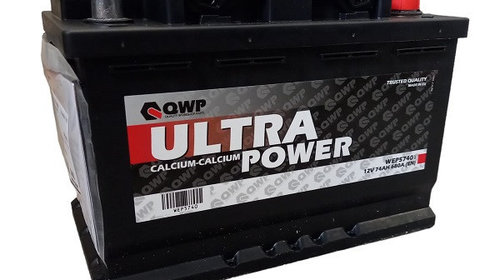 Acumulator auto QWP ULTRA POWER 74AH 680A 278