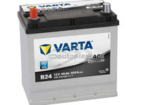 Acumulator baterie auto VARTA Black Dynamic 45 Ah 300A cu borne inverse 5450790303122 piesa NOUA