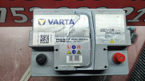 Acumulator Baterie Varta 60Ah 680A 560901068 D52 Silver Dynamic