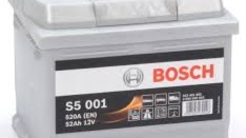 ACUMULATOR BOSCH S5 52AH